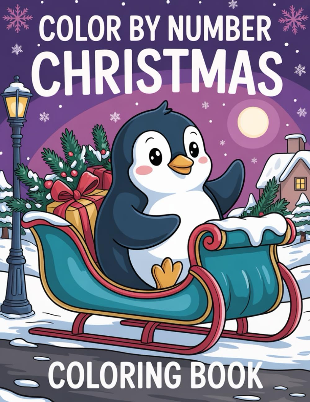 Christmas Color By Number Coloring Book: Relaxing Holiday Coloring | Easy-to-Follow Color By Number Pages for Adults and Seniors
