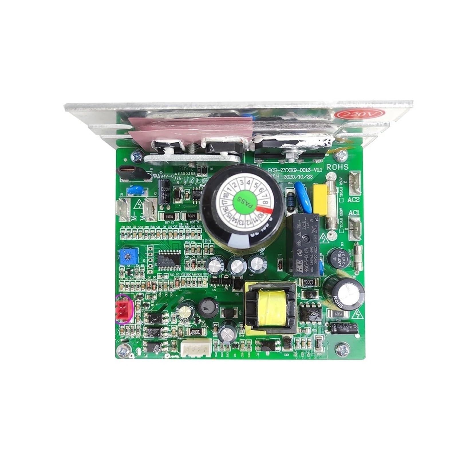 220V Treadmill Motor Controller ZYXK9 PCB-ZYXK9-0012-V1.1 Treadmill Circuit Board Power Supply Board Mainboard Parts(220V 3pins)