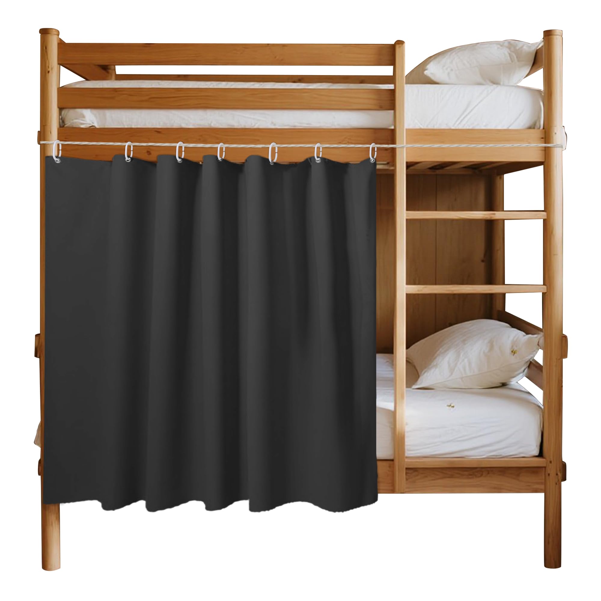 Aisi Bunk Bed Curtains Dorm Room Privacy Canopy Blackout Bunk Bed Drapes for Bottom Bunk Bed โ image 1