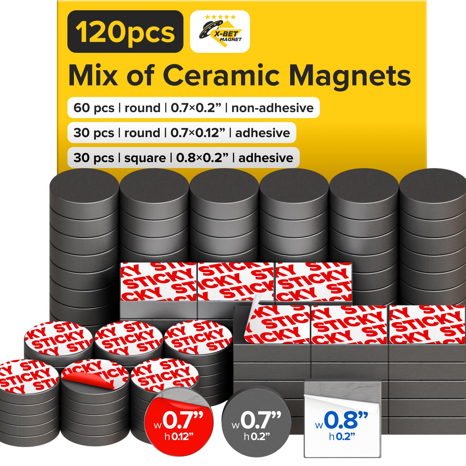 Strong Ceramic Ring Magnets, Countersunk Hole, 1.2x0.18 (30x4.5mm), 40 Pcs — Amazon image 10