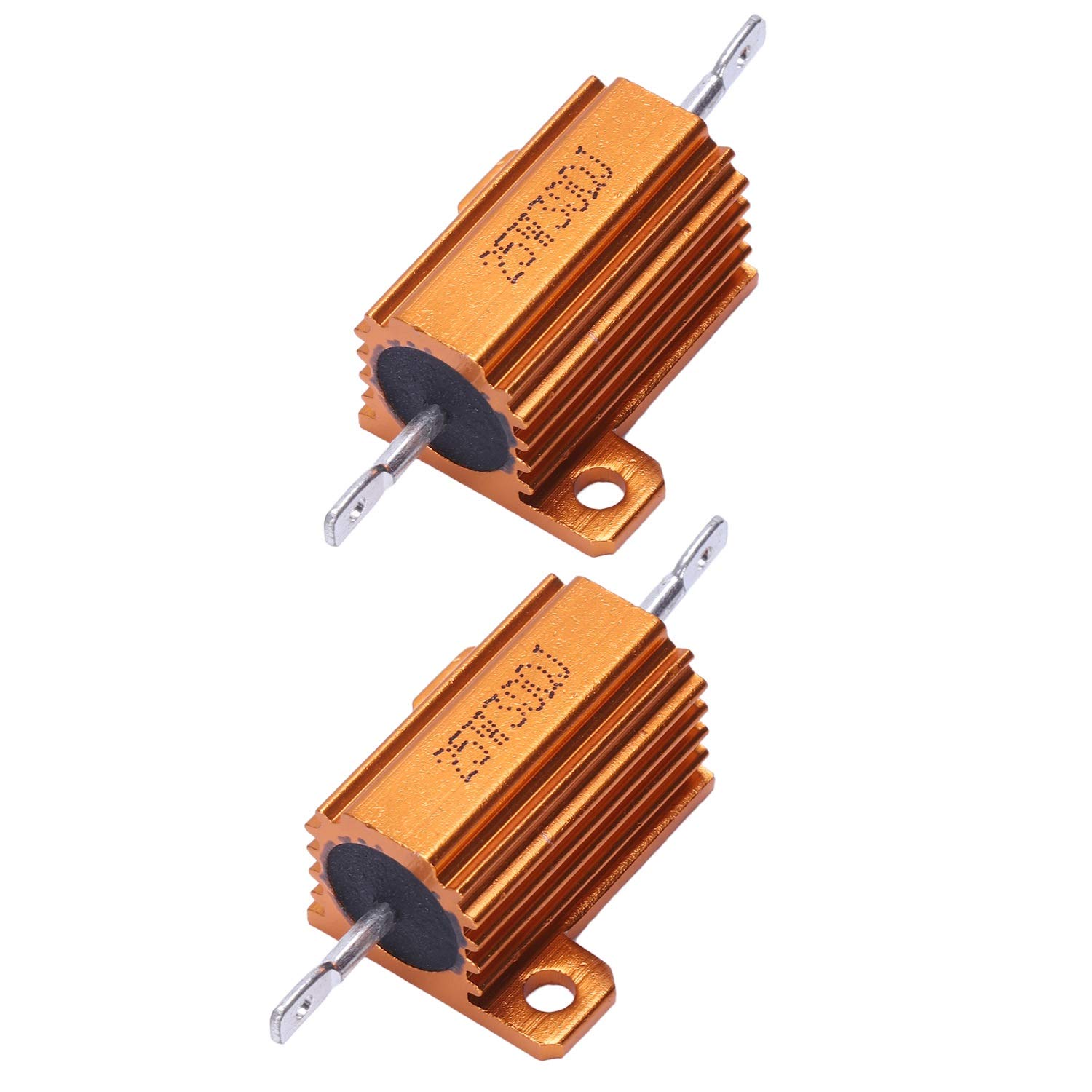 Sankaka 2 Pcs Aluminum Clad Wire Wound Resistors 25W 30 Ohm 5%