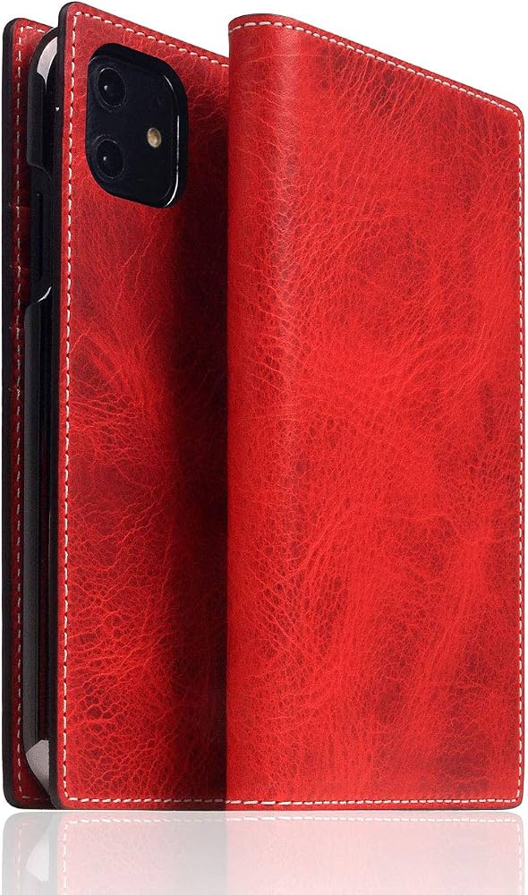 Amazon.co.jp: SLG Design iPhone 12 mini レザー ケース 手帳型