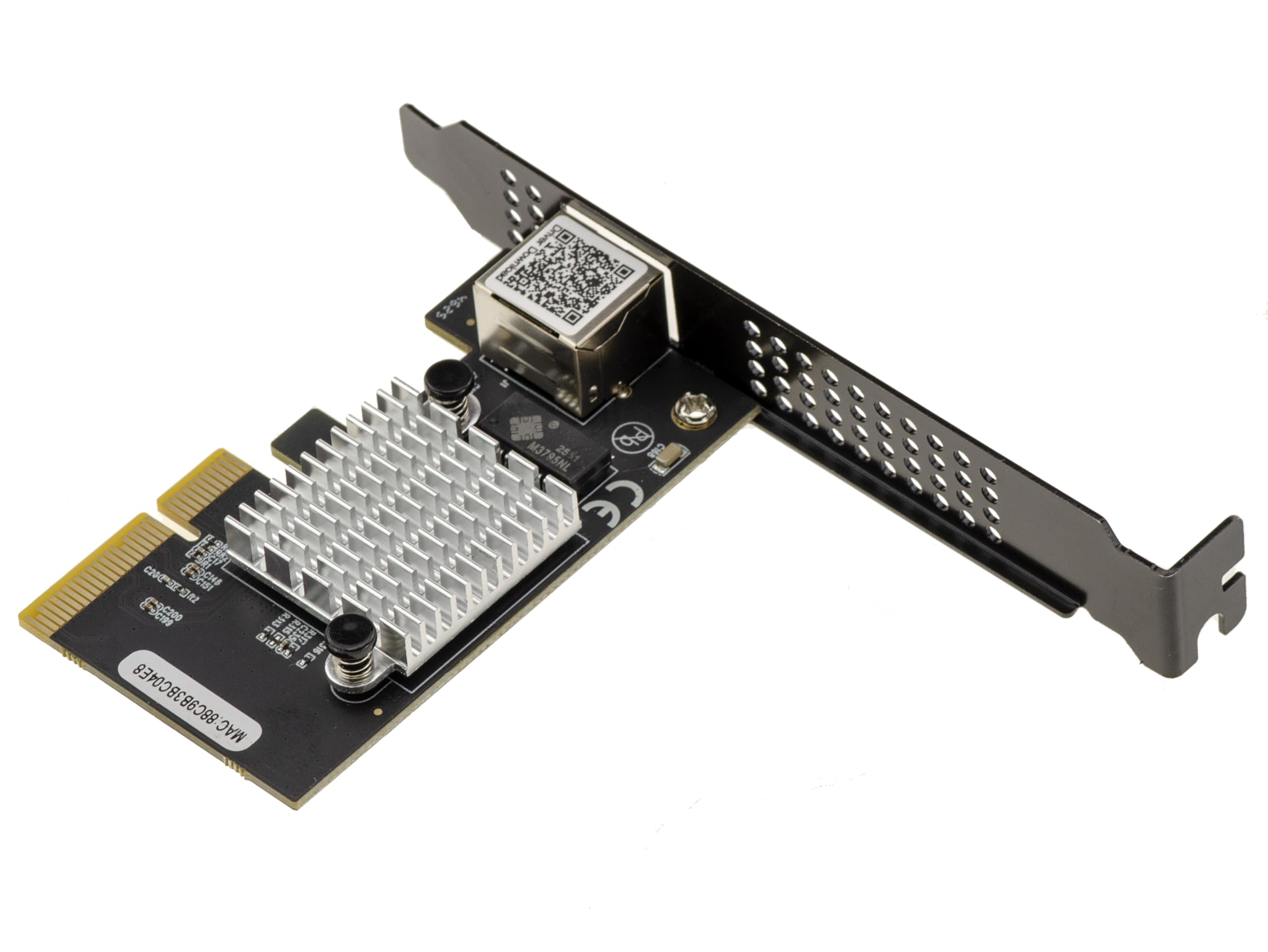 KALEA-INFORMATIQUE Carte PCIe Gen4 x4 RJ45 10G Realtek RTL8127 | Carte réseau PCIe Gen4 x4 à un port RJ45 10 Gigabit Ethernet compatible 1G, 2,5G, 5G et 10G avec chipset Realtek RTL8127.