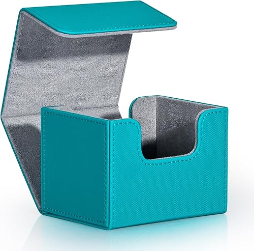 ZLCA MTG Commander - Caja de cartas para cartas intercambiables, caja de cartas con capacidad para más de 120 tarjetas de una sola funda, caja de