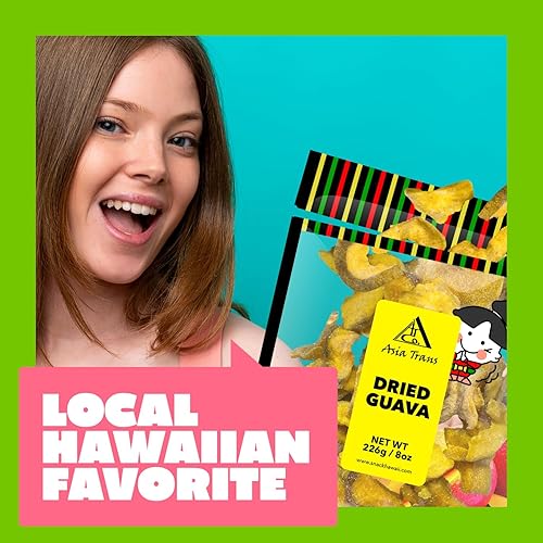 Miniatura 6 de Guayaba seca - Rebanadas de frutas tropicales conservadas - Saludable, vegano y bajo en azúcar - Snack sin OMG para niños y adultos - 8 onzas