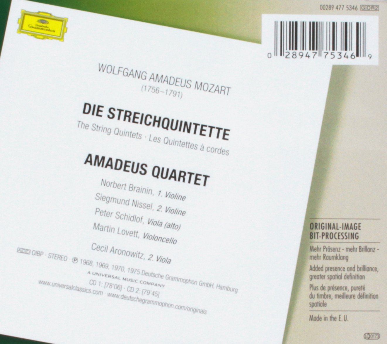 Mozart: The String Quintets