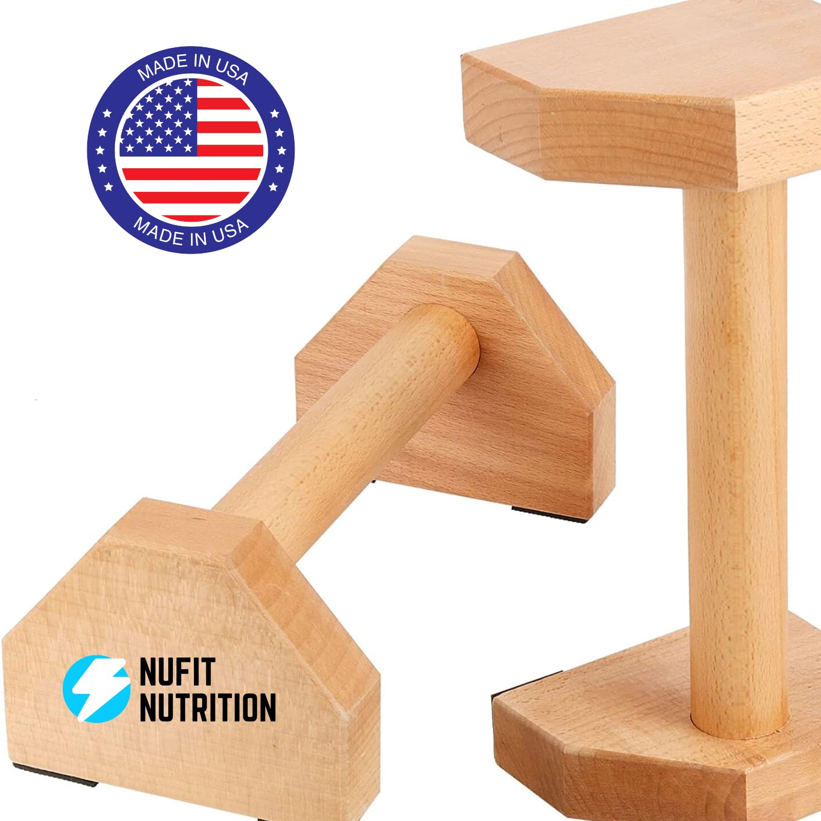 Soportes de madera para flexiones
