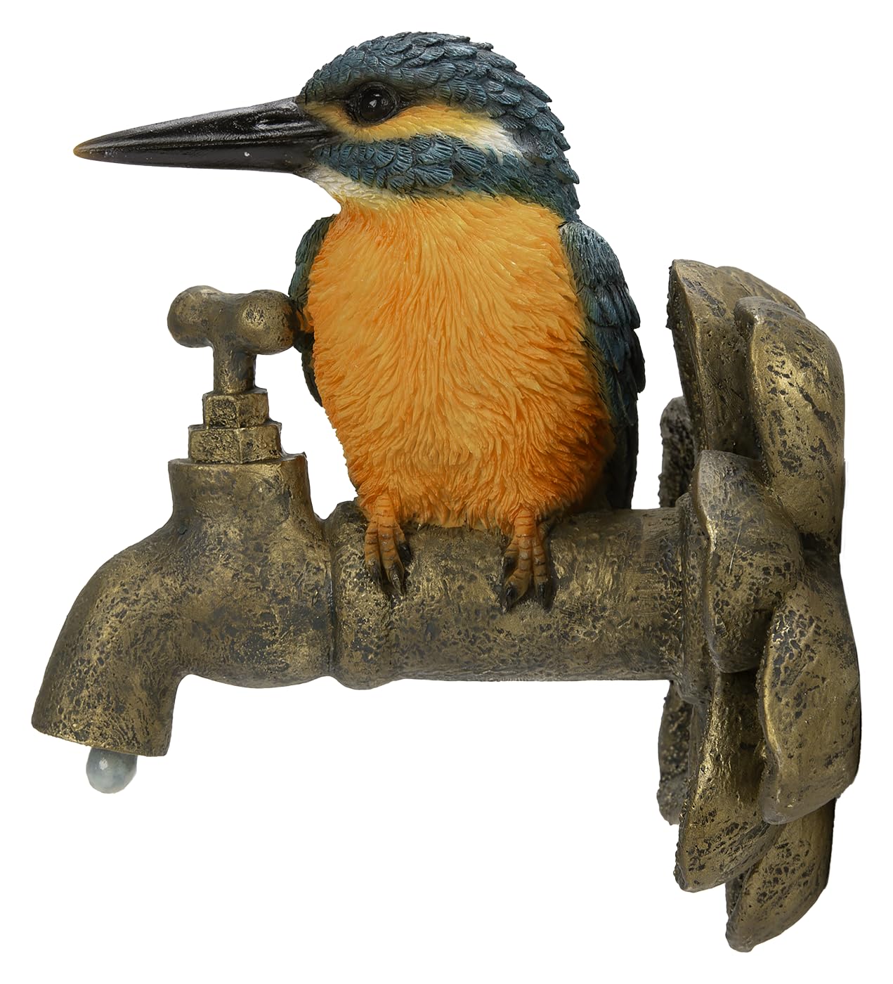Vivid Arts - Wall Hang Kingfisher on Garden Tap - WH-KF05-F