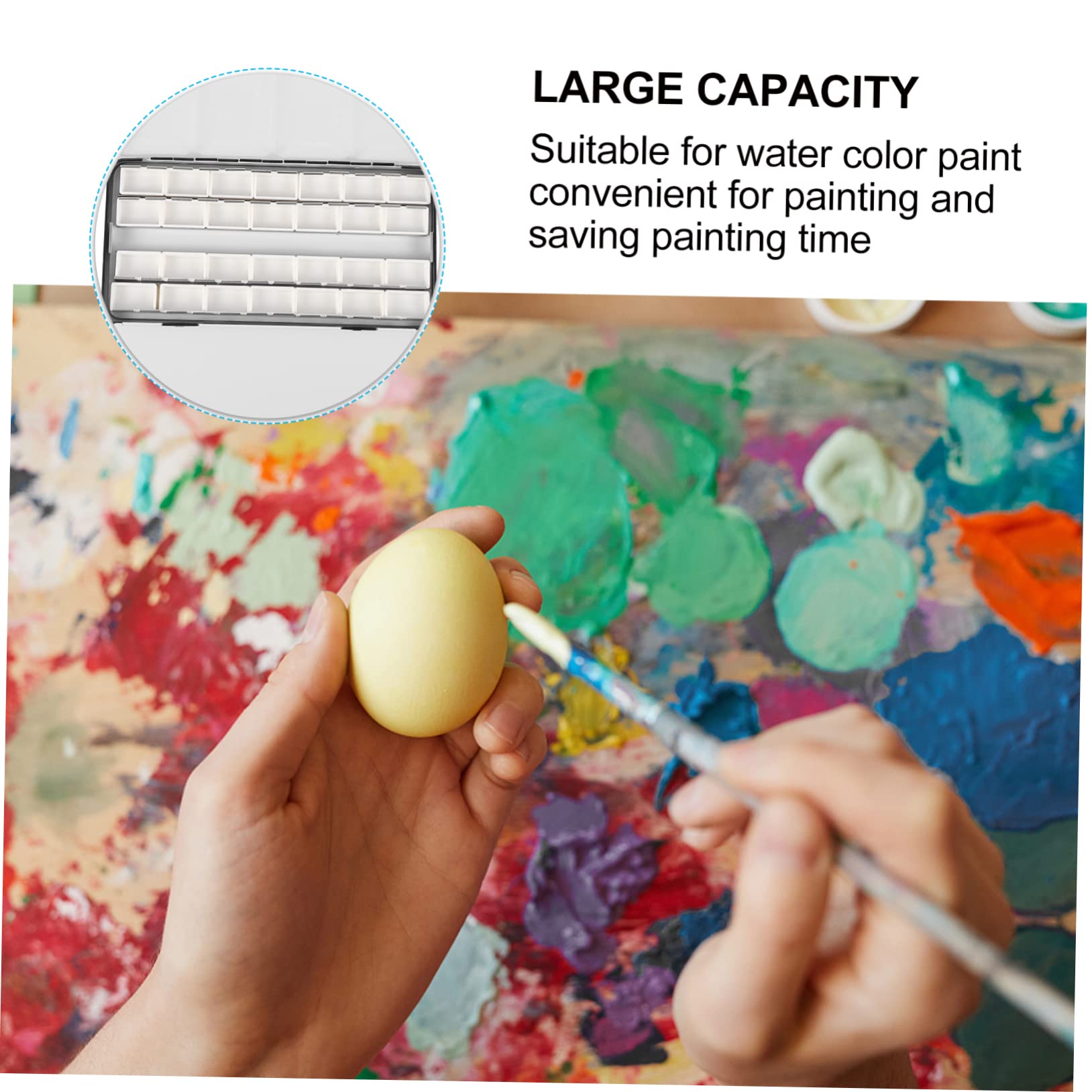 Boîte à Pigments Métal Vide Conteneur De Stockage Remplissable pour Aquarelle Boîte à Peinture Portable Et Compacte