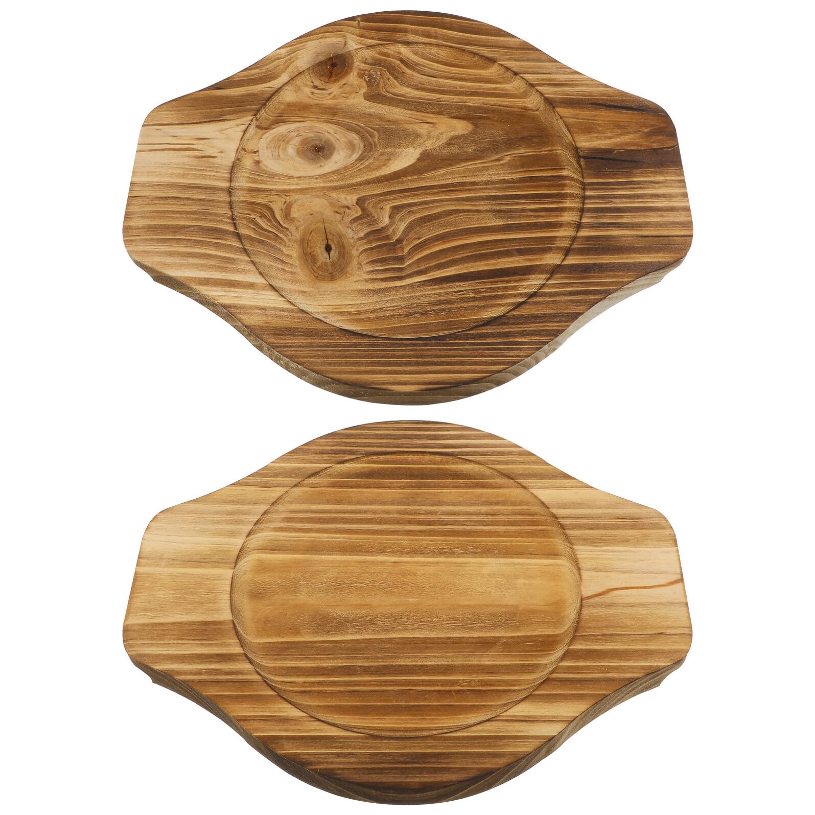 Tapete para asas de cazuela de madera de 2 piezas resistente y funcional