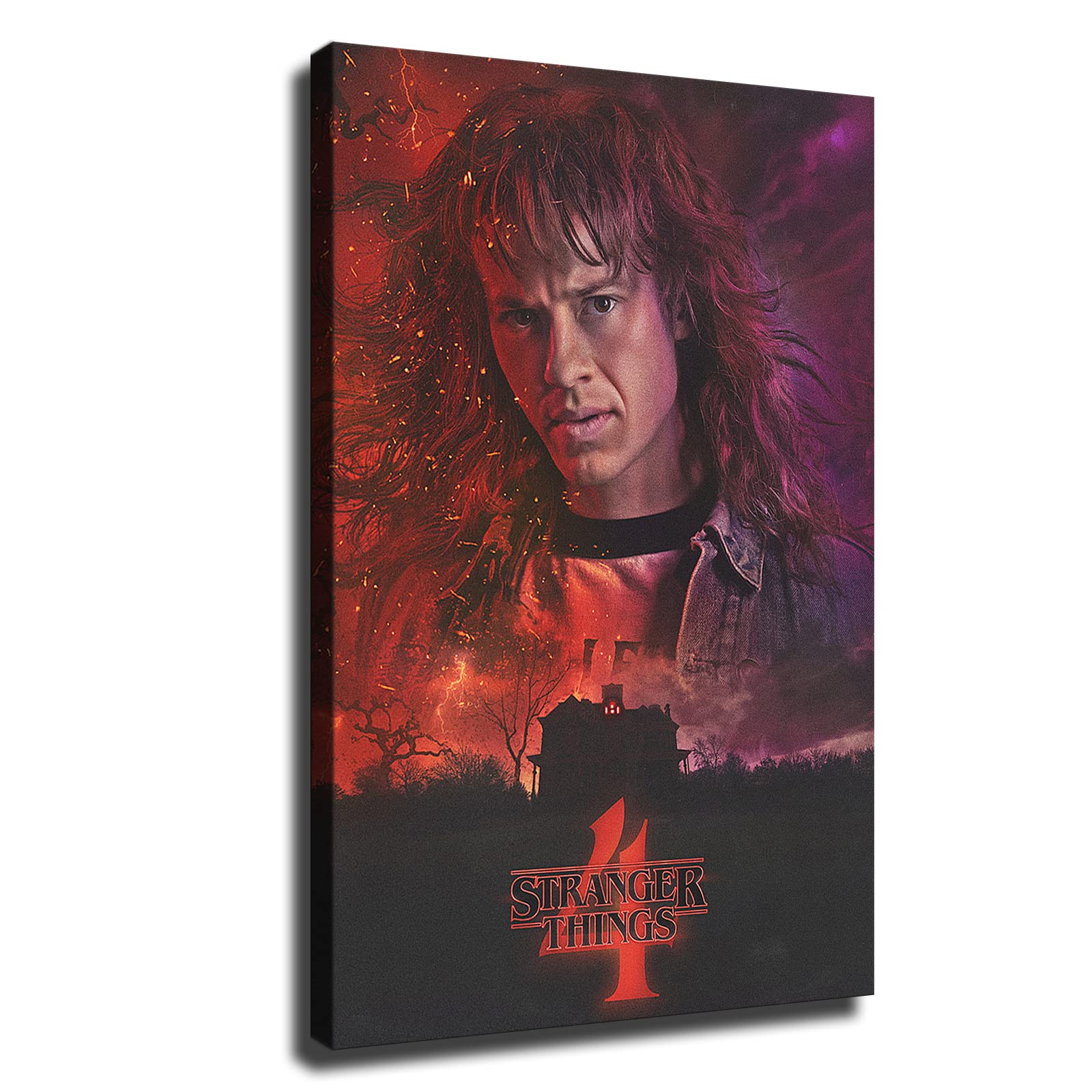 Stranger t/s Things Season 4 Joseph Quinn Movie Poster Glossy Print Photo Wall Art Canvas Poster Can
