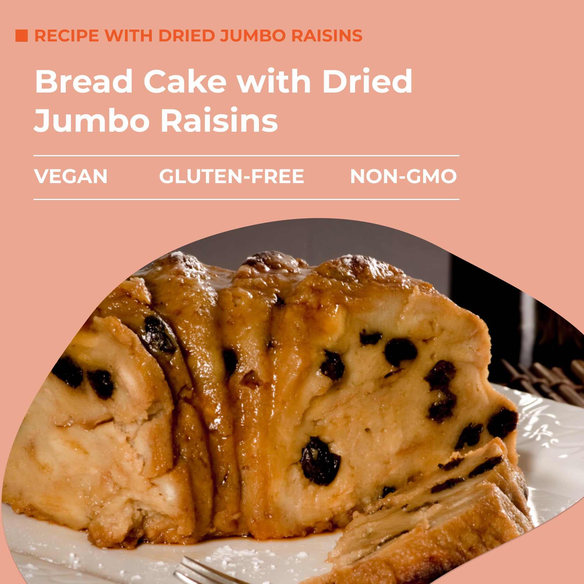 Snapklik.com : Dried Jumbo Raisins 2 Lb Naturally Sweet, Gluten-Free ...