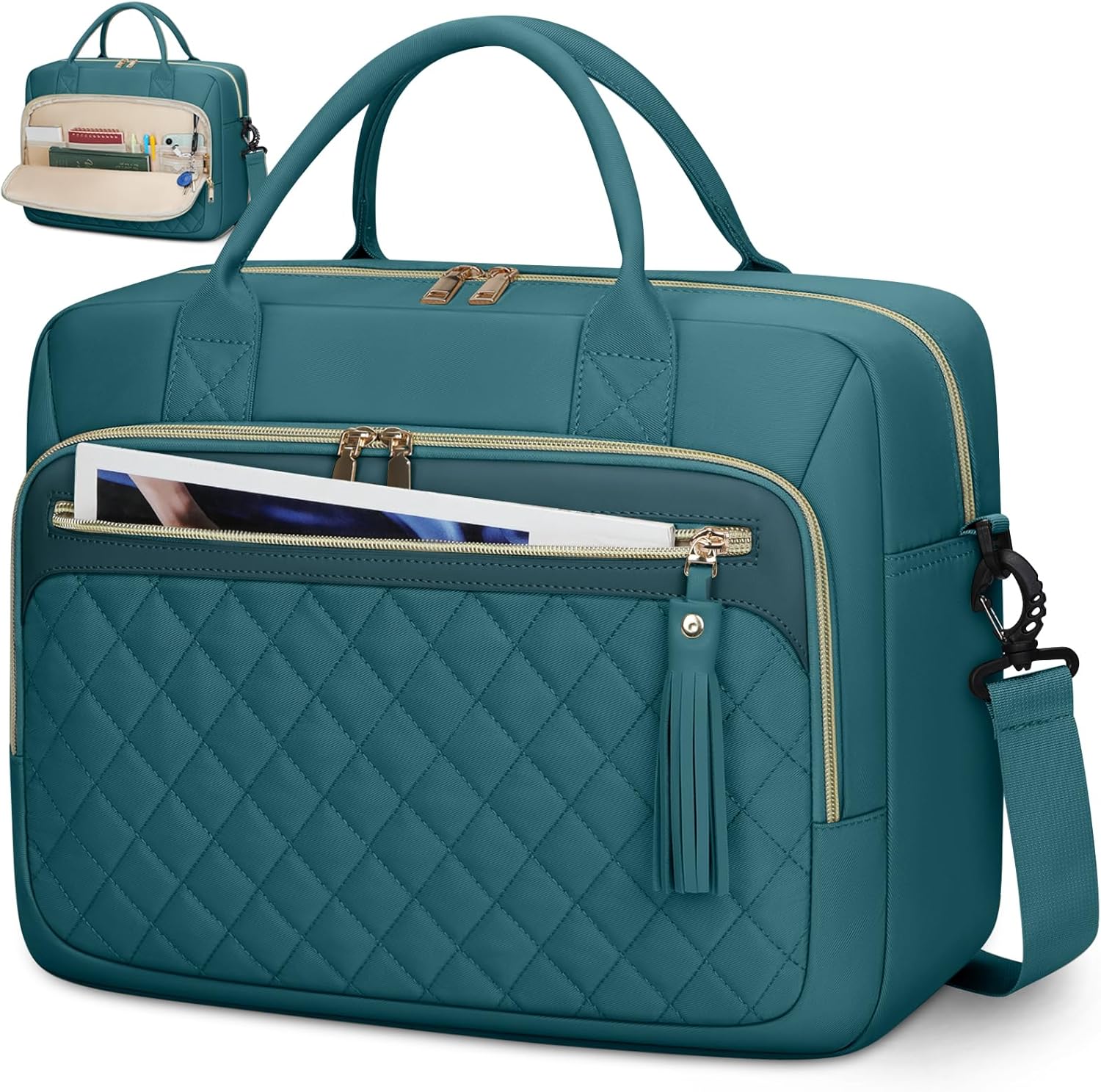 RAINSMORE Sacoche Pour Ordinateur Portable 15,6" Fine Et Imperméable - Pour Homme Et Femme