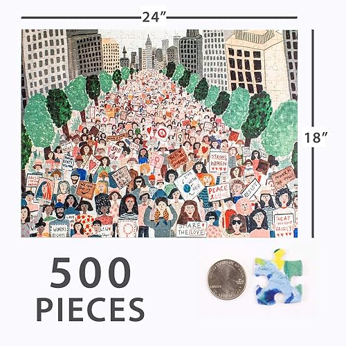 Miniatura 6 de The Movement - Rompecabezas para adultos - 500 piezas - Sara Boccaccini Meadows