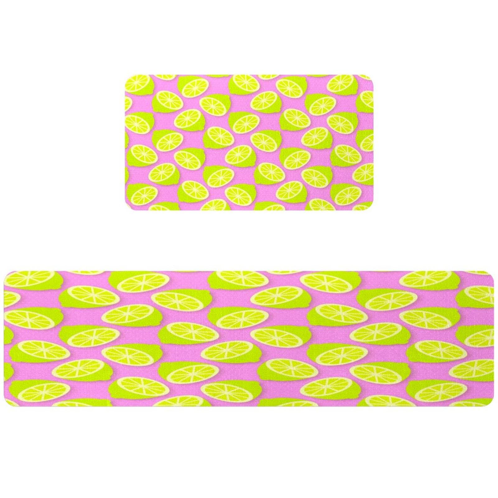 Tapete de cocina absorbente y lavable VAPOKF con base antideslizante juego de 2 piezas