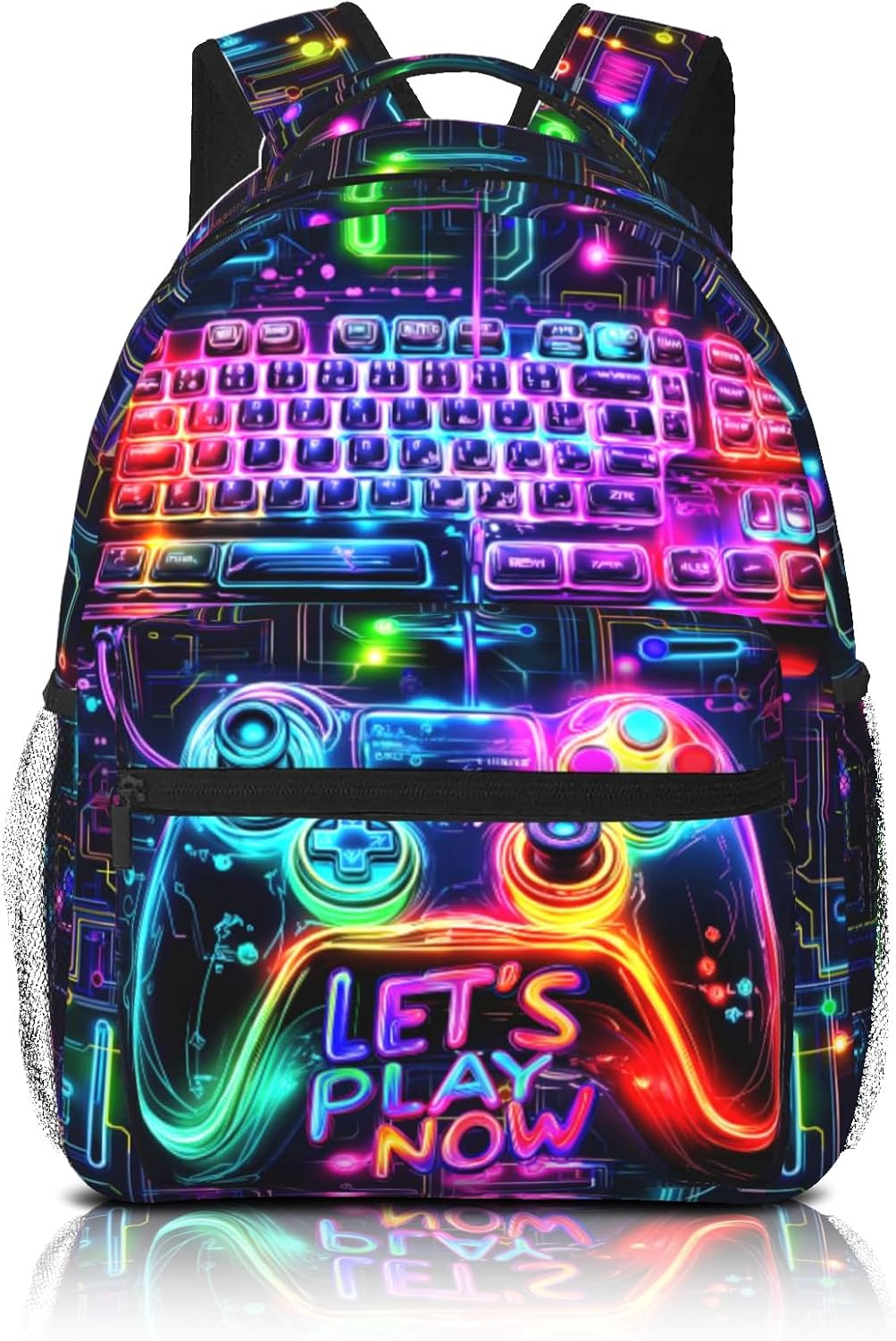 School Backpack for Boys- Video Game Backpacks Boys Backpack for Kids Children Teens Elementary Middle School - Students Bookbag Ages 6-18, Game Bookbag Travel Back Pack