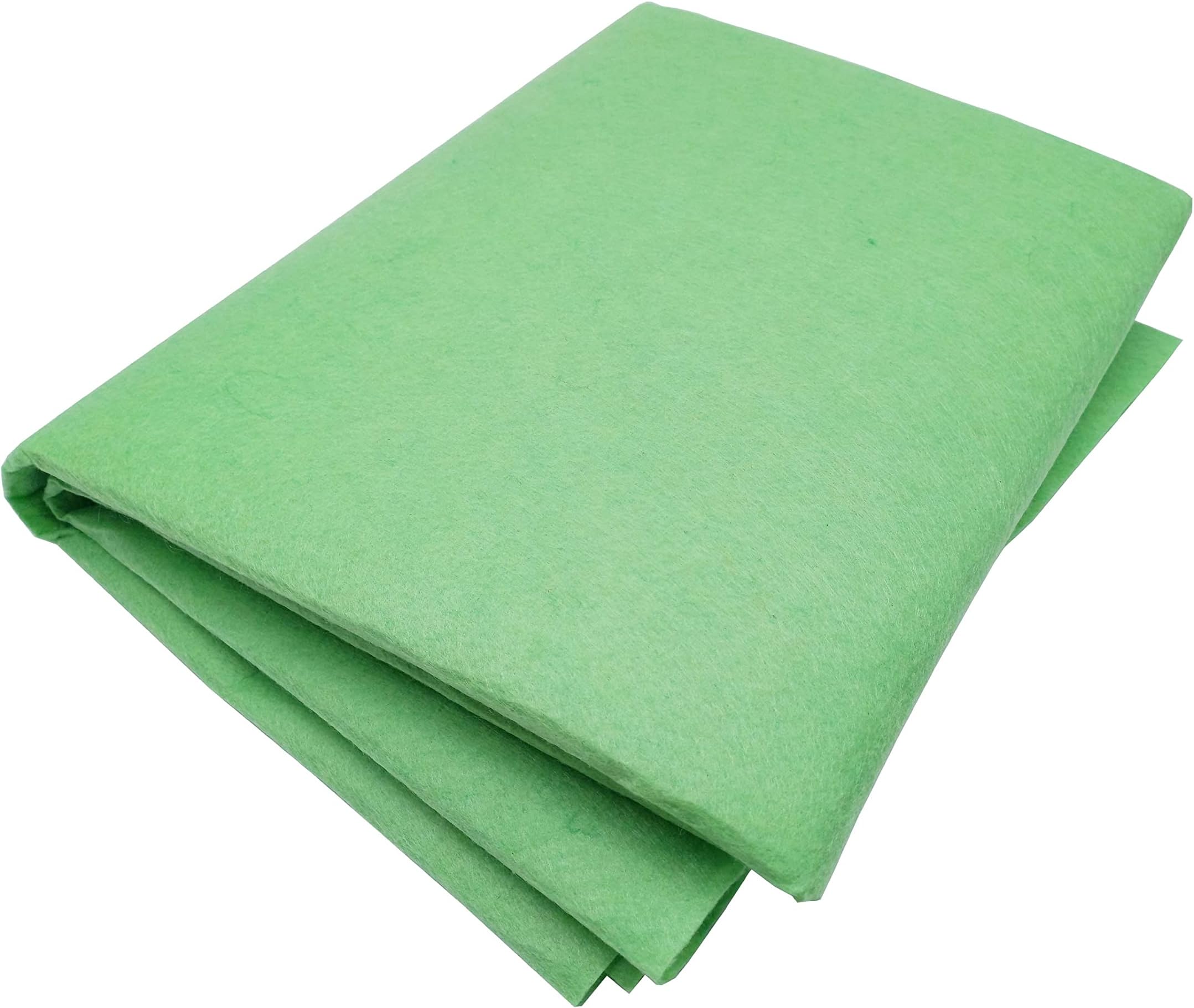 - VARDHMAN Pransunita Felt Cloth Stiff (Hard) Size 44" X 36", Full Metre, Used in Art & Craft, Cutouts, Decorations, School Projects, DIY Etc (Sea Green, Solid)