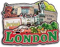 Vista 22 de London Ontario Canadá - Imán de madera para nevera, colección de madera 3D, hecho a mano, recuerdos de la ciudad de viaje, imán para nevera