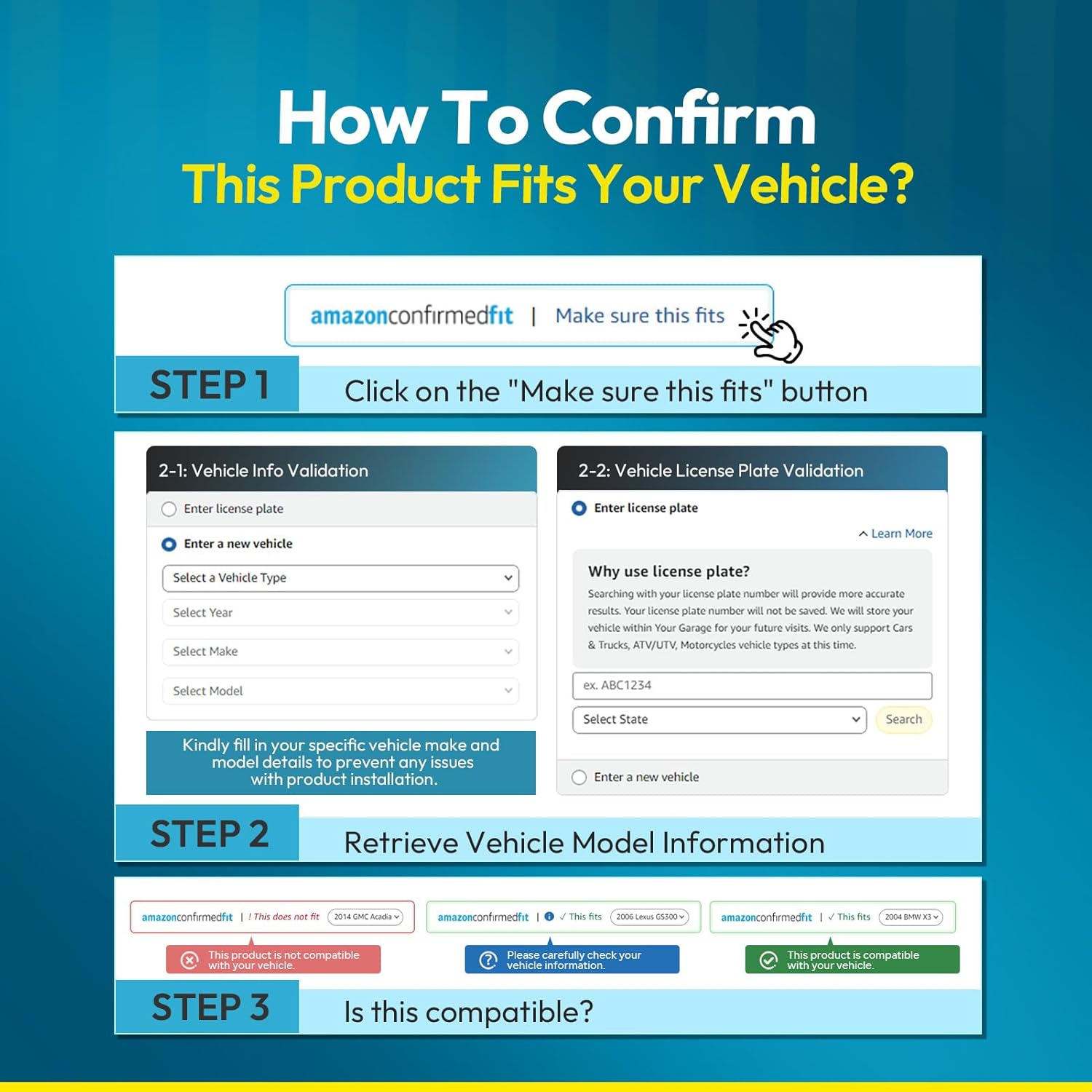 2PCS Front Left and Right ABS Wheel Speed Sensor Compatible with Mazda CX-9 2007 2008 2011 2012 2013 2014 2015 3.5L 3.7L Driver and Passenger Side Replace L2064373XC L2064370XB ALS1639 ALS1642