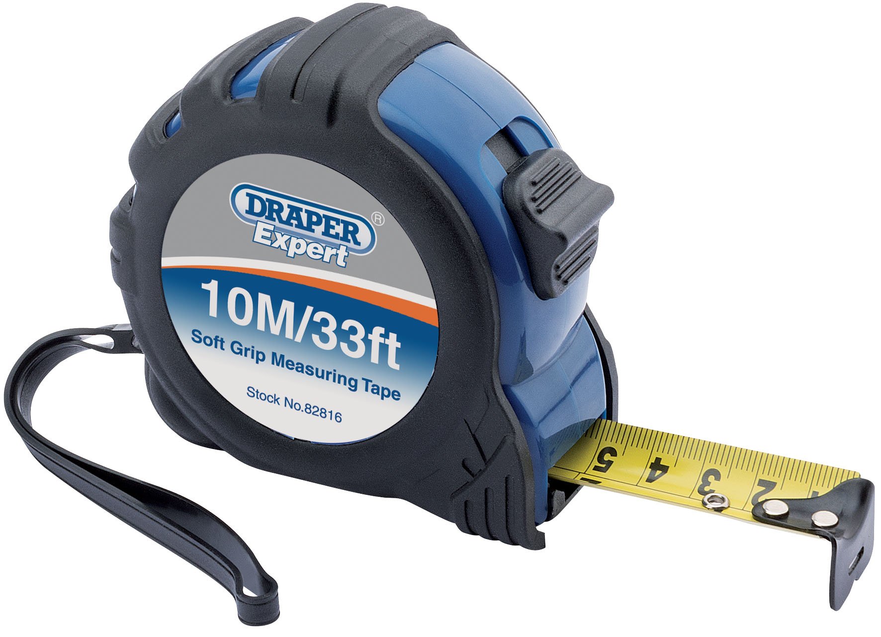 Draper 82816 Expert - Cinta métrica profesional de 10 m, color negro y 10 m
