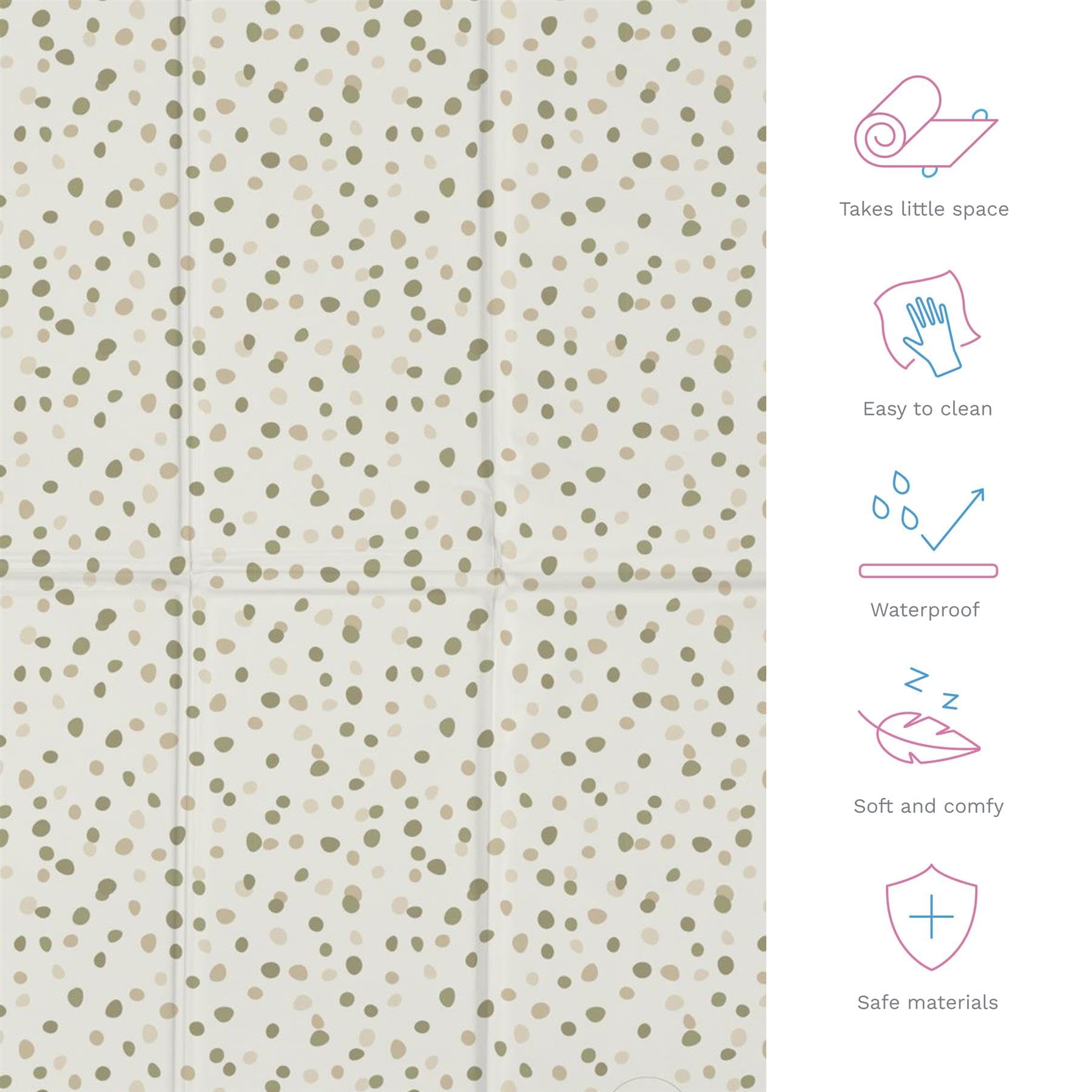 Portable Foldable Baby Travel Changing Mat, Spots - Image 2