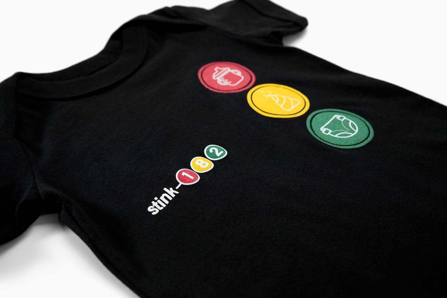 STINK-182 Baby Onesie, 100% Cotton, Sizes 3-24m, Unisex-Babies, Rock Band Baby Bodysuit for Blink-182 Fans