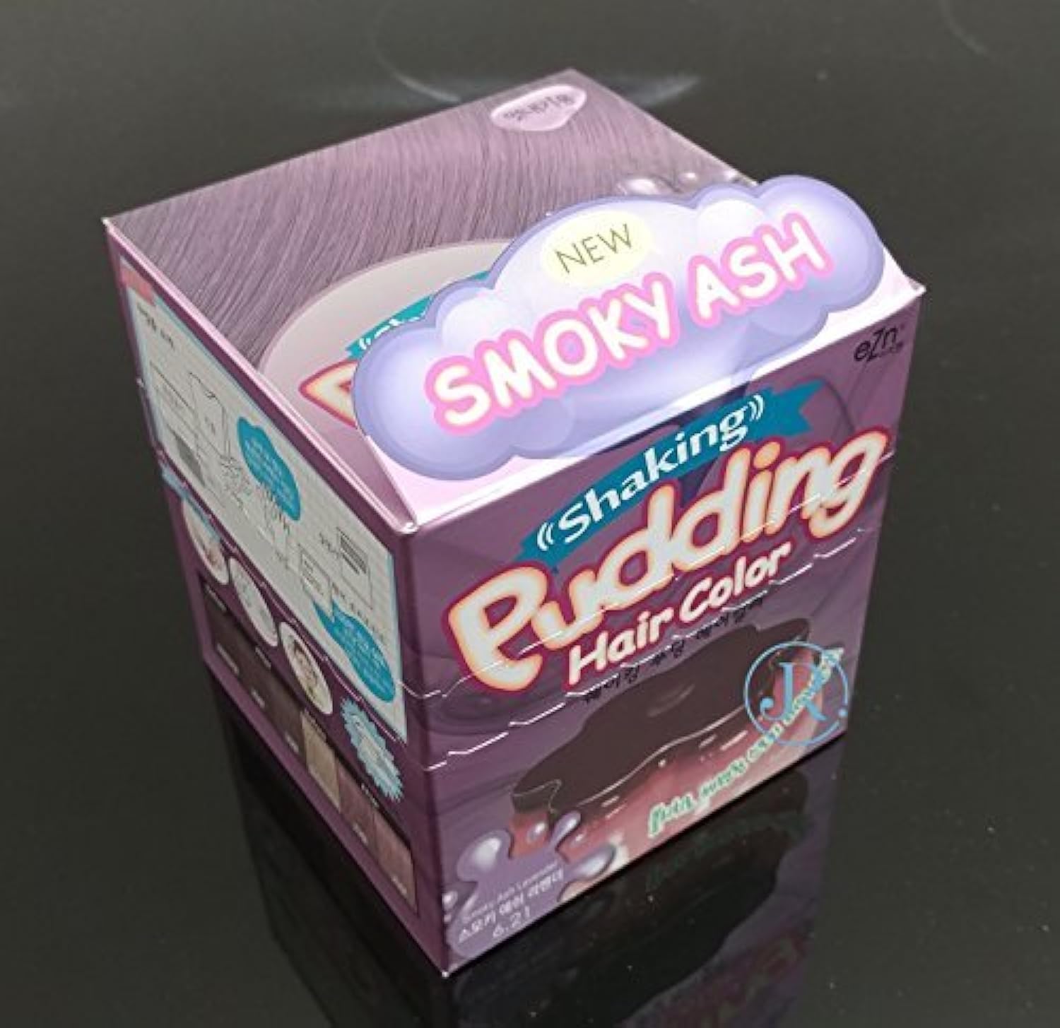 EZN Shaking Pudding Hair Color Korean Beauty - Smoky Ash Lavender 6.21