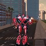 Robot Transform Flying Car: City Battle Defender