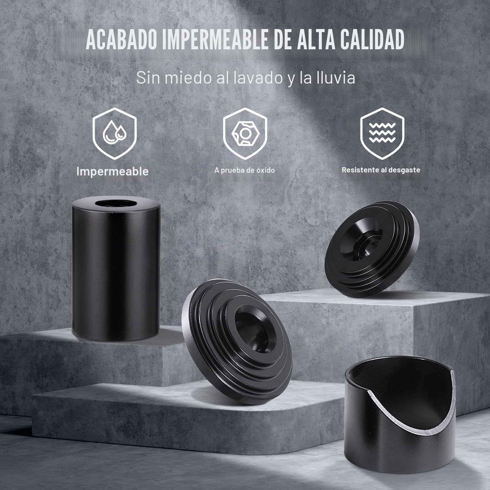 VEVOR Extractor de Rótulas 25 Piezas Extractor de Rótulas de Acero con Adaptadores de Varios Tamaños Kit de Extracción e Instalación de Rótulas U-Joint Pasador de Anclaje de Freno Vehículos 2WD 4WD