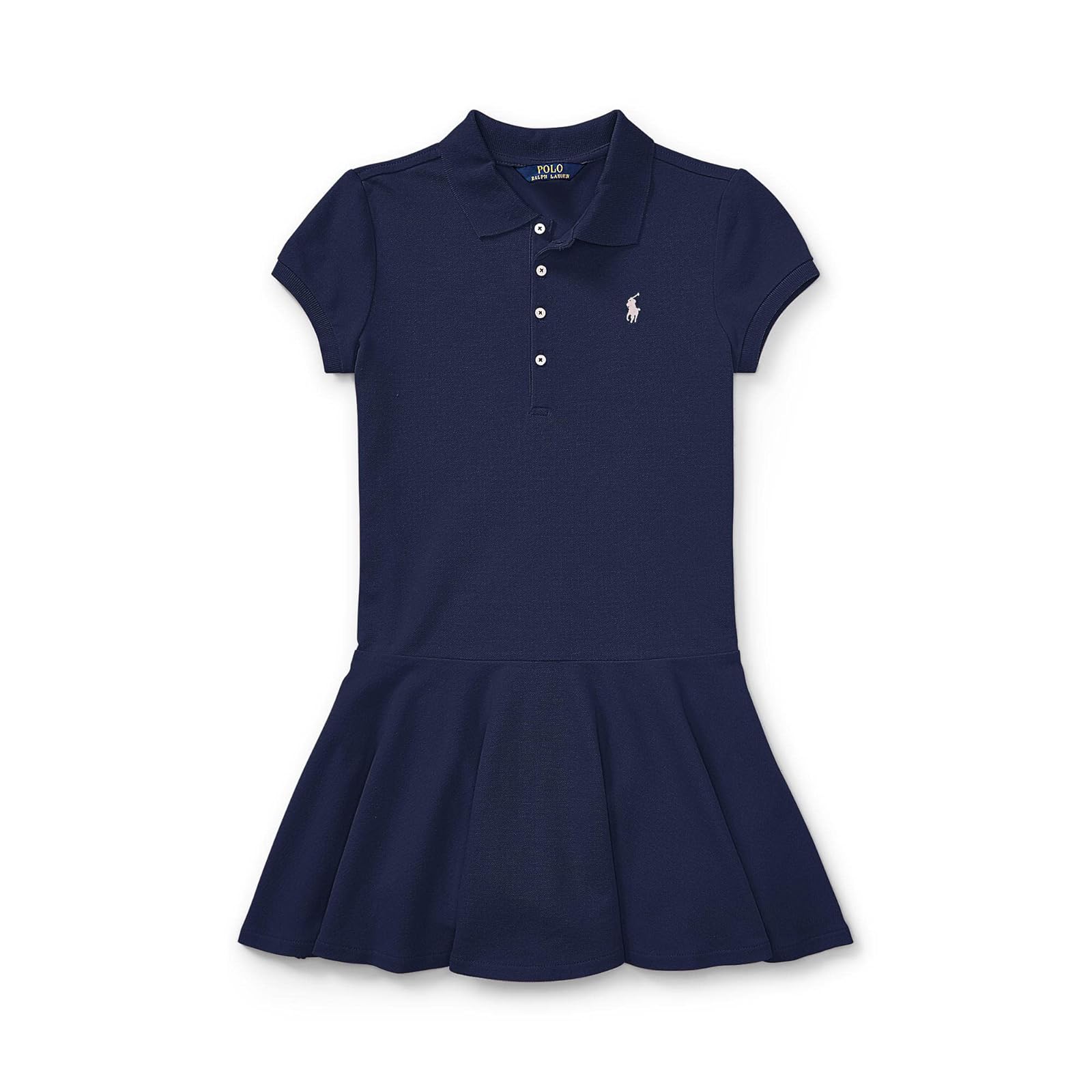 Girl's Dresses Polo Ralph Lauren Kids Short-Sleeve Polo Dress (Big Kids) - Picture 5 of 6