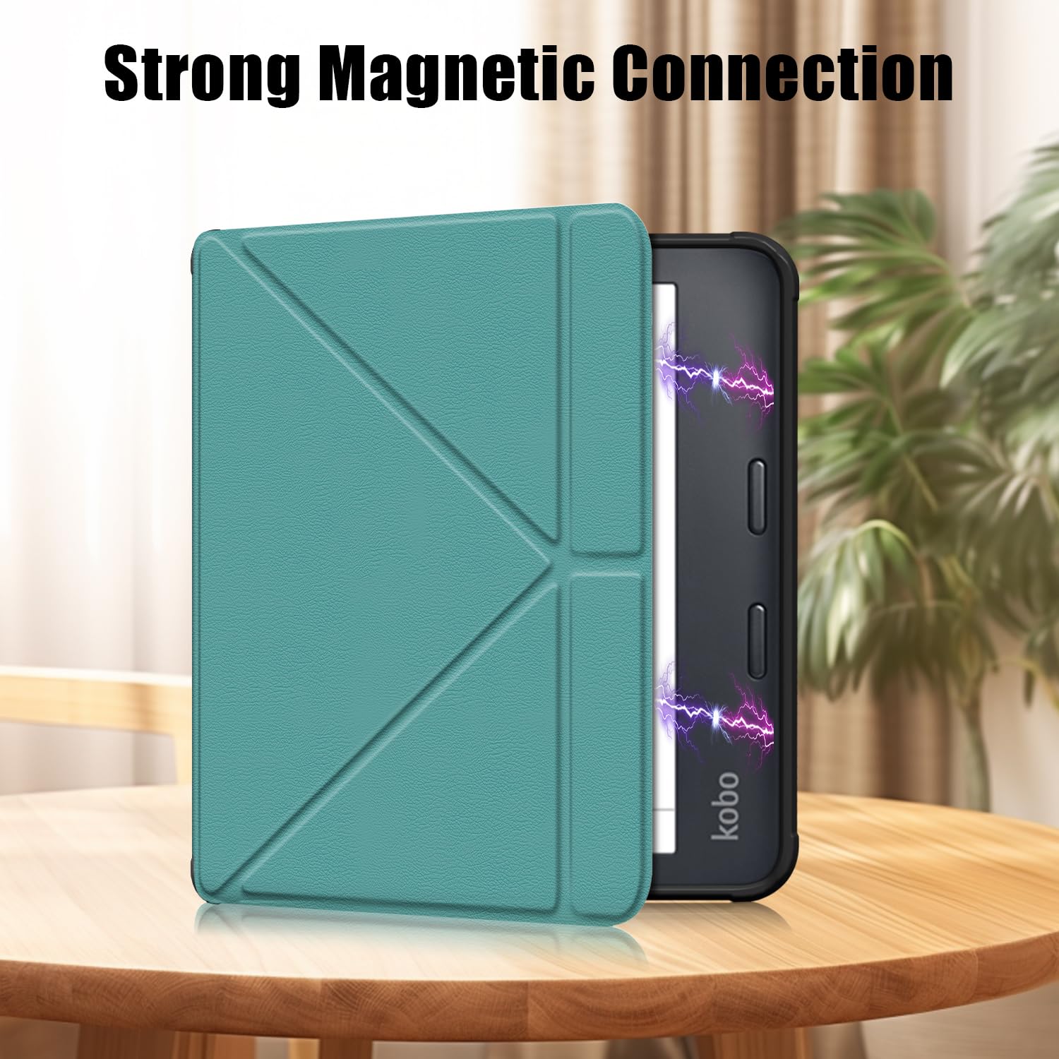 Custodia Kobo Libra Colour 2024 Libra 2 2021 Vision 6 2021 7 Pollici eReader Ultra Sottile Cover Supporto Verde