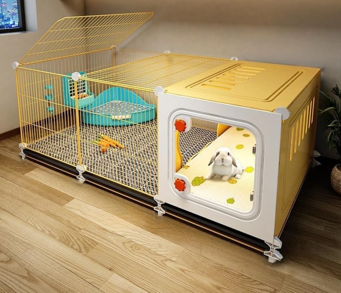 うさぎ中型プラスチックケージ★その他セット★ Amazon | Ornatego うさぎケージ プラスチックすのこ床 騒音軽減設計