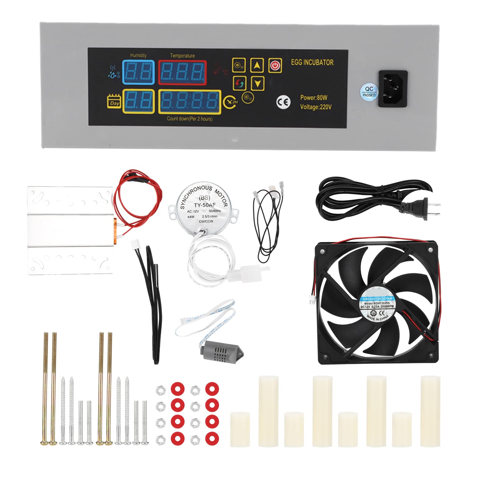 Automatic Egg Incubator Efficient Poultry Hatching Machine Chicken Duck Eggs 48/56/96/112 ABS Aluminum