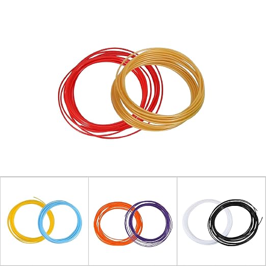 Filamento PLA para lápiz 3D 10 colores 1.75 mm 5 m miniatura 3