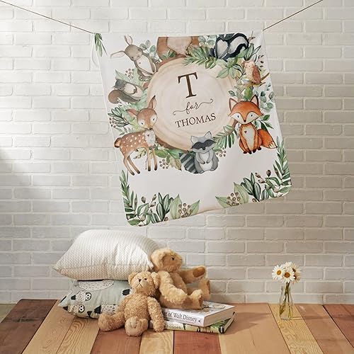 Miniatura 4 de Mantas de bebé personalizadas con nombre para niña y niño, manta de bebé súper suave para niños y adultos, manta personalizada para cama, sofá,