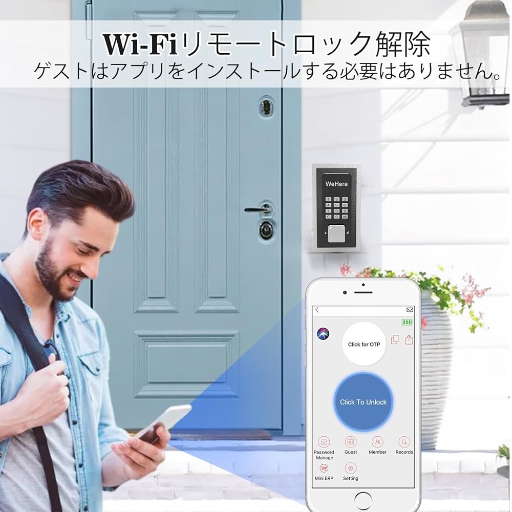 Amazon.co.jp: WeHere キー ロック ボックス 使用 OTP/固定