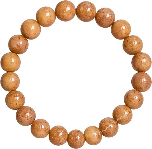 Miniatura 235 de Amazing Gemstone Pulsera de cristal para mujeres y hombres, pulsera de cristal curativo de protección, pulsera elástica con cuentas de piedras