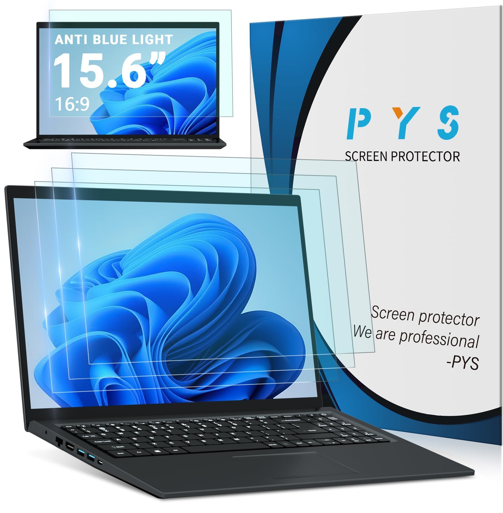 Protection D'Écran Anti-Éblouissement Mat – 17,3 Pouces (16:9) – INKUZE – Neuf