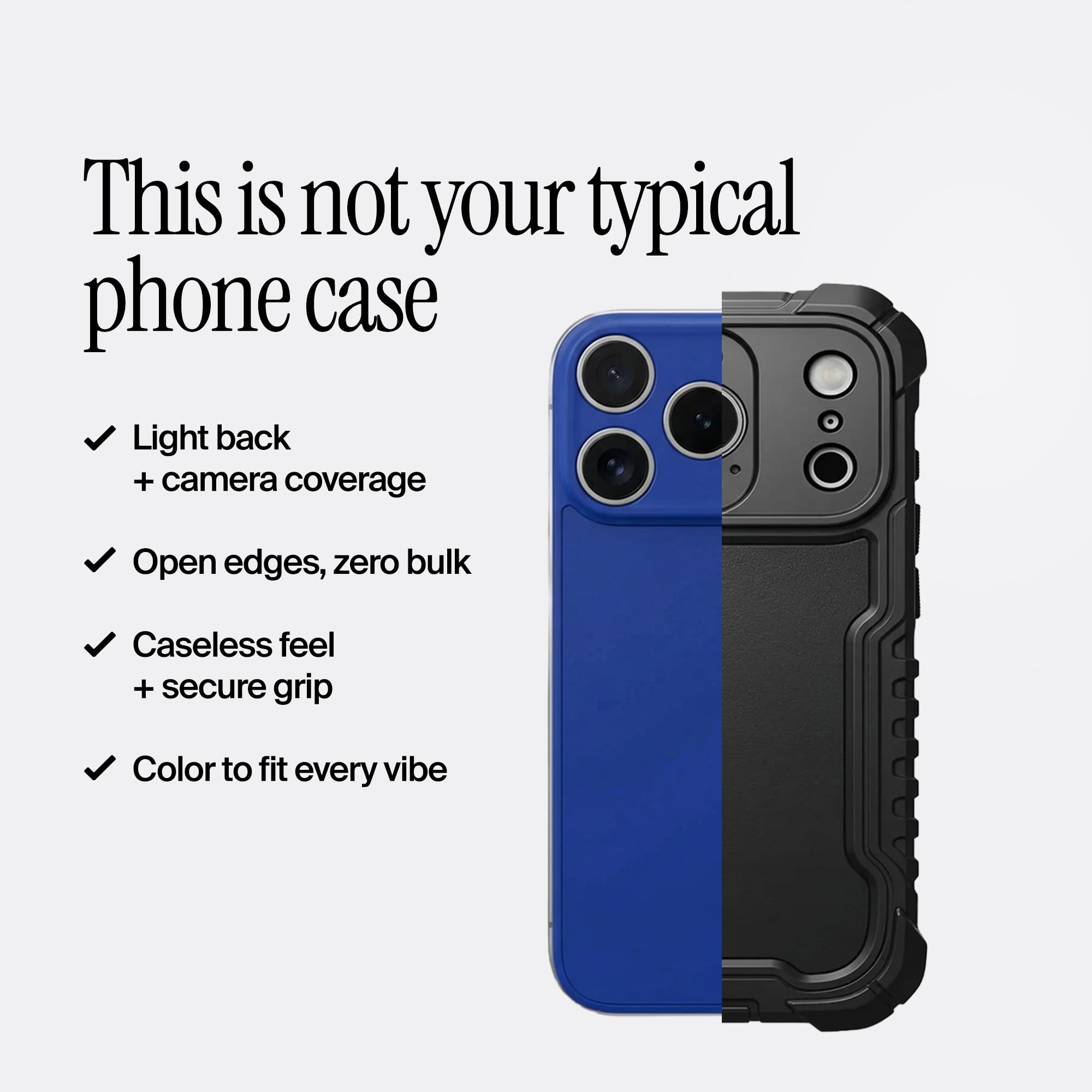 SUTI PhoneBack iPhone15Pro用 ブラック　シリコン Amazon.com: PhoneBack Cover - Not Your Typical Case - Suti MagSafe