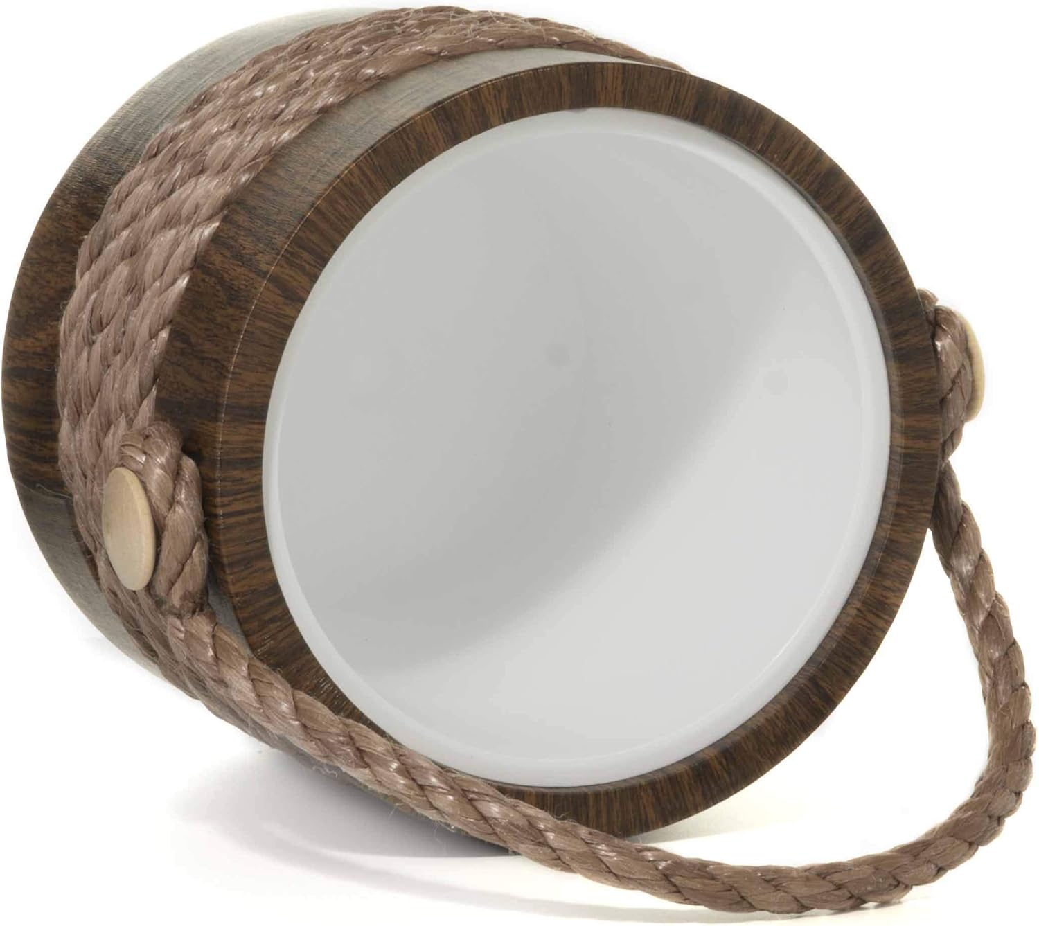 Wееklу Tор Sаlе Hand Made In USA Walnut Grain With Rope Handle Double Walled 3-Quart Insulated Ice Bucket With Ice Tongs (Nautical Collection)