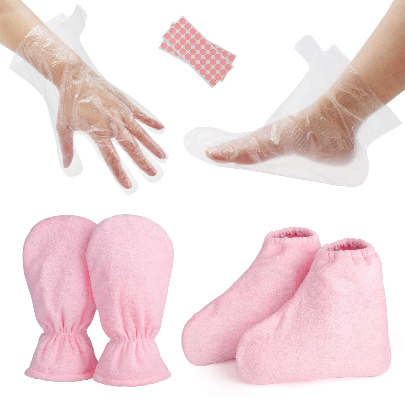 Buy 200pcs Paraffin Wax Bath Liners & Gloves Booties for Hand & Feet, Segbeauty Paraffin Bags