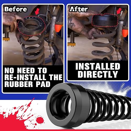 Miniatura 4 de KSP Kit de nivel de 3 pulgadas para Dodge Ram 1500 2WD 1994-2018, espaciadores de resorte helicoidal delantero de 3 pulgadas compatibles con Ram