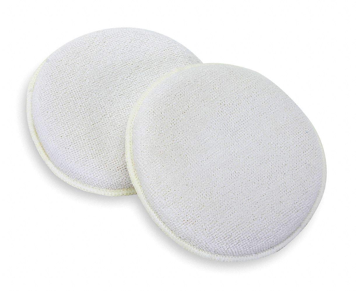 Applicator Pad, White, 4". Dia, PK2