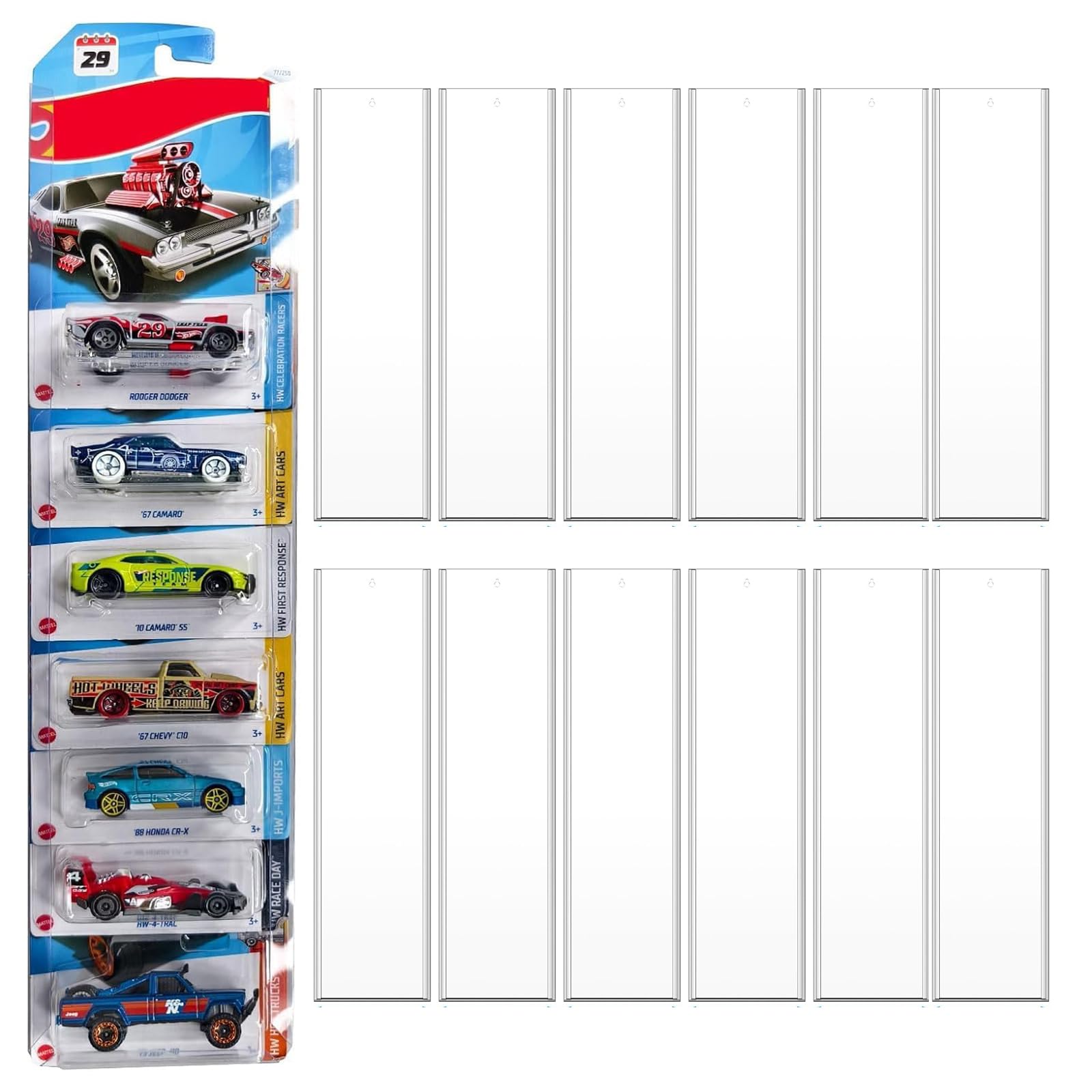 12 Pcs Model Car Display Case 4.4