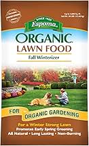 Espoma Organic Fall Winterizer 8-0-5 Natural & Organic Lawn Food. Long Lasting Organic Nitrogen & Potassium for a Winter Strong Lawn. 30 lb. Bag Covers up to 5,000 Sq. Ft.