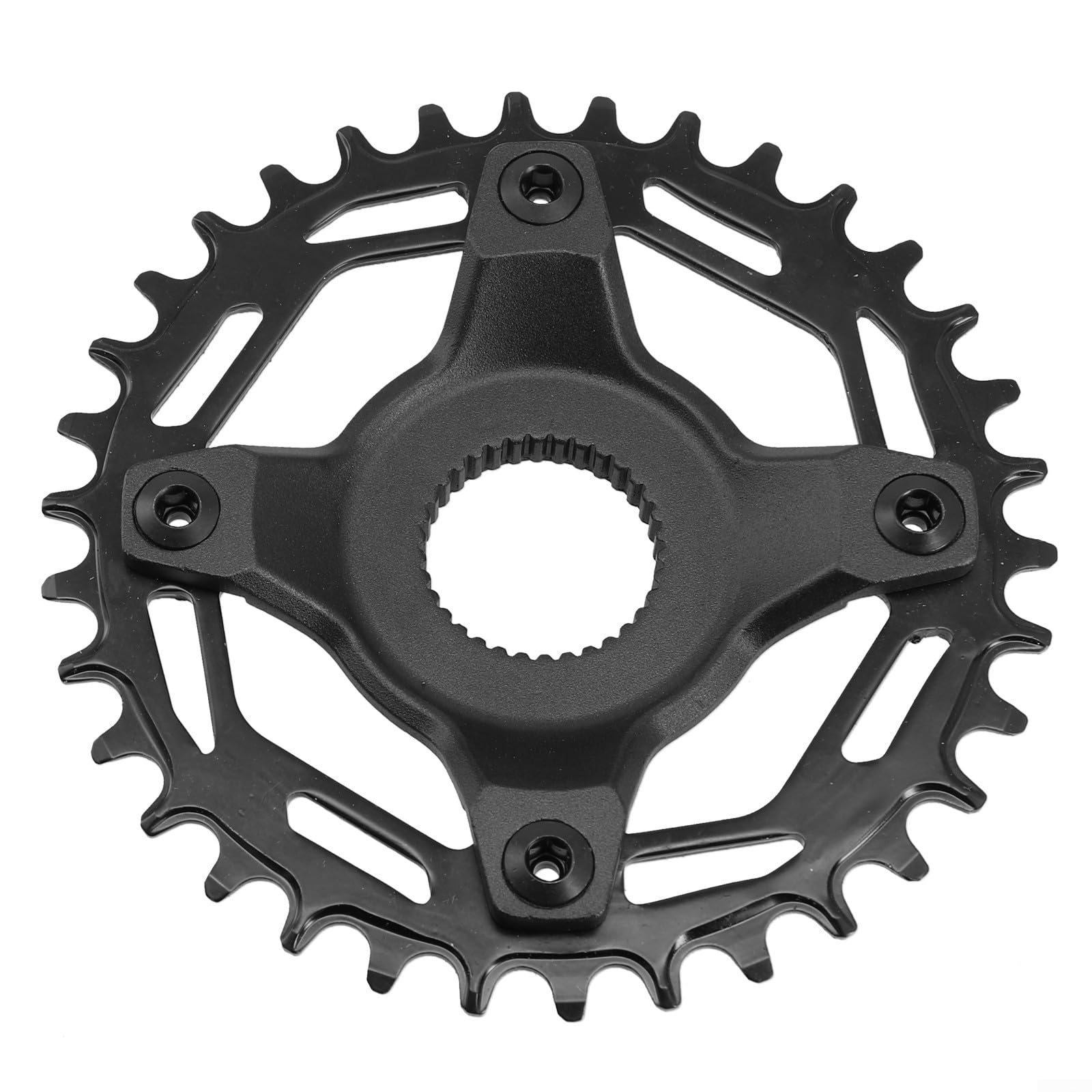 34T/36T/38T/40T Kettenblatt mit Spider Adapter 104BCD für optimalen Bafang-Antriebsmotorbetrieb (38TChainring + Adapter)