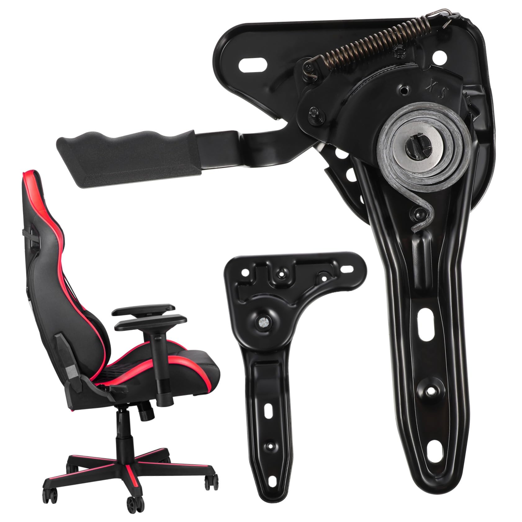 Siège de bureau en métal SOLUSTRE mécanisme d'ajustement durable robuste