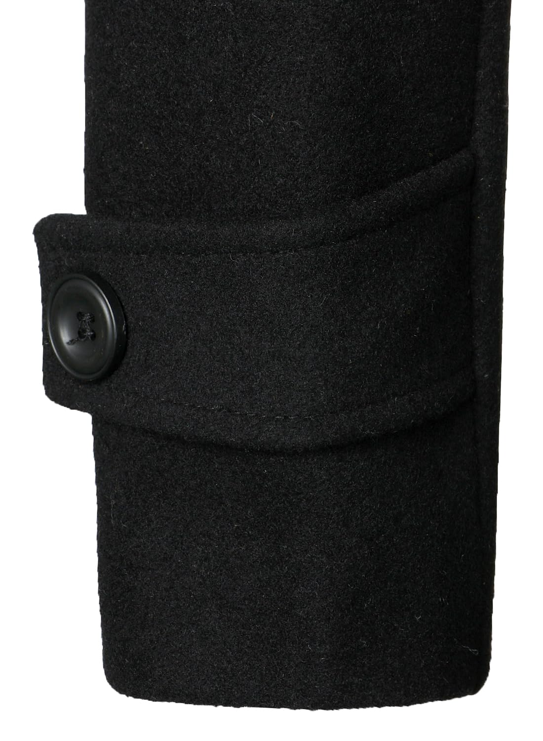 HOOD CREW Trench spesso da uomo, cappotto doppiopetto, lunghezza media, cappotto caldo