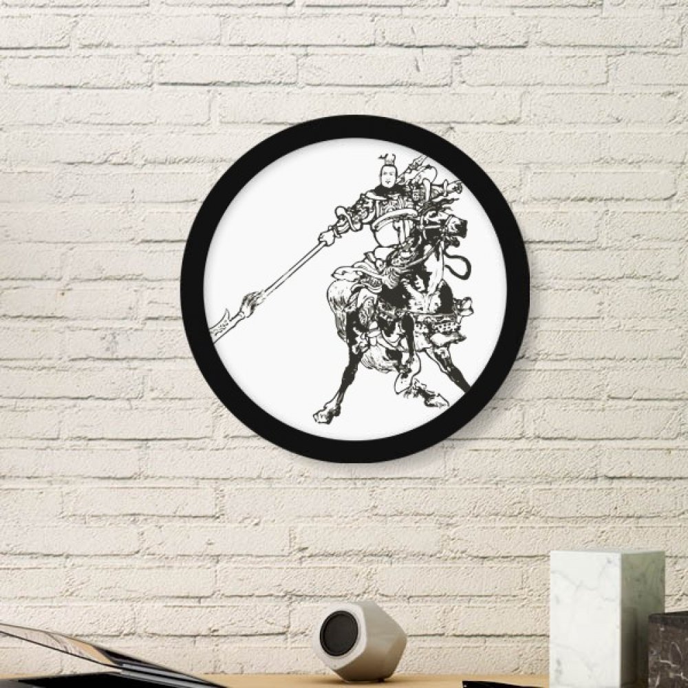 Cadre photo rond Lvbu pour décorer un salon zen avec une peinture chinoise