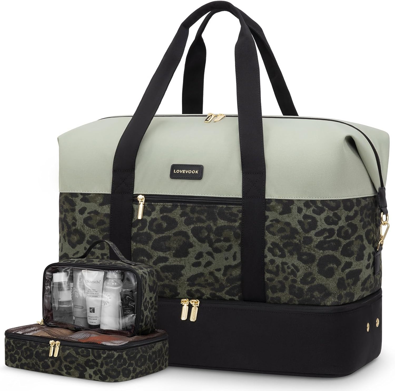 Green-Leopard Print
